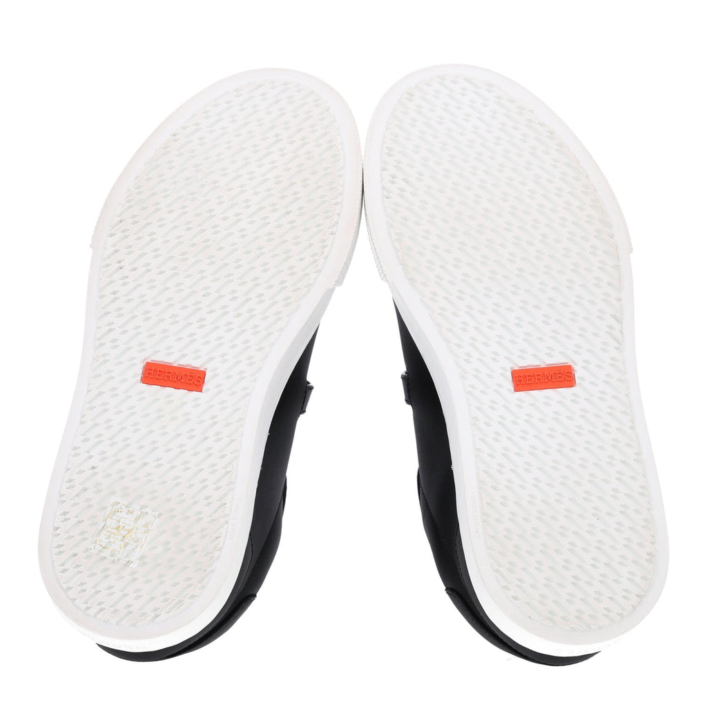 Hermès Calfskin Women's Day Sneakers 37 Black
