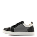 Suede Mesh Louis Junior Spikes Orlato Flat Sneakers Version Black Whit