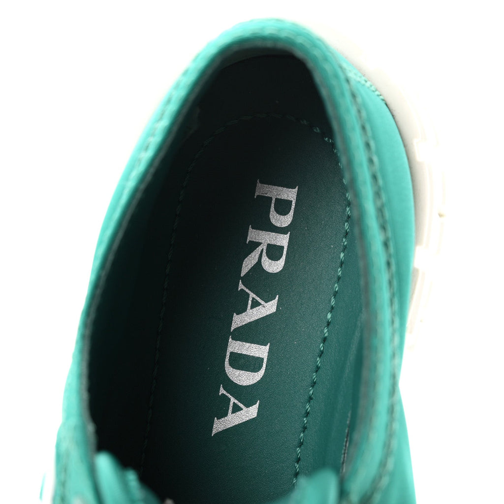 Prada Re-Nylon Gabardine Triangle Logo Double Wheel 50mm Women's Sneakers Assenzio