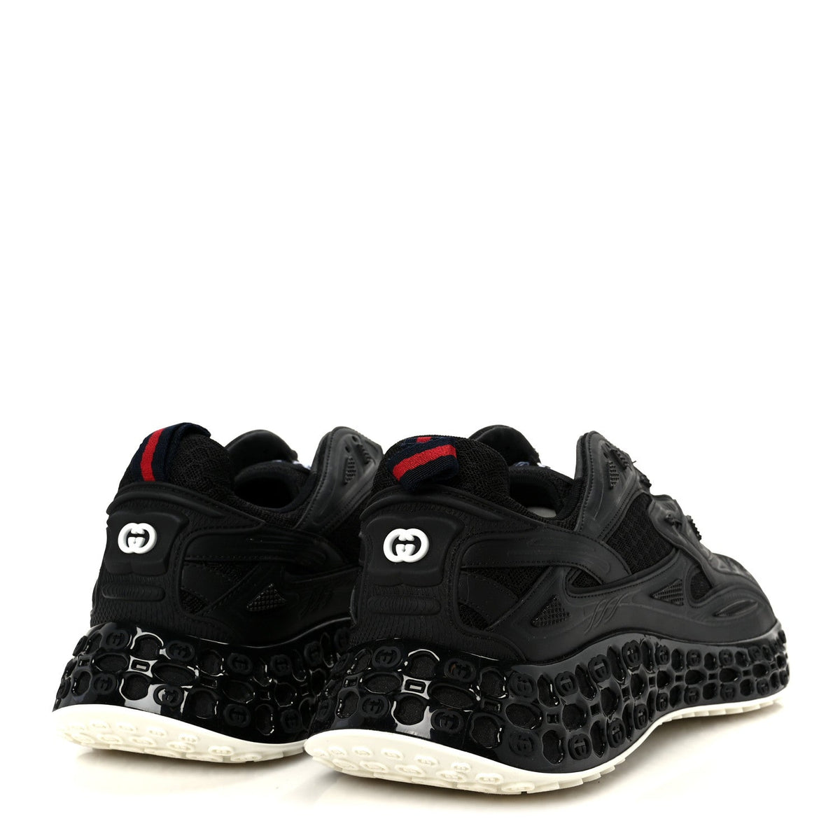 Gucci Demetra Mesh Men's Cub3d Sneakers 12 Black