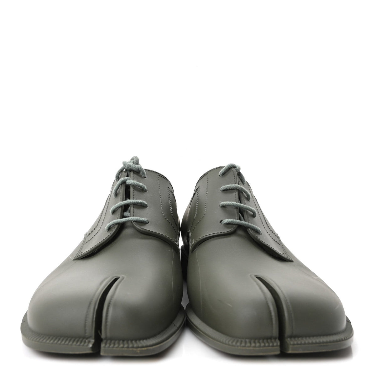 Maison Margiela PVC Tabi Lace-Ups Derby 41 Green