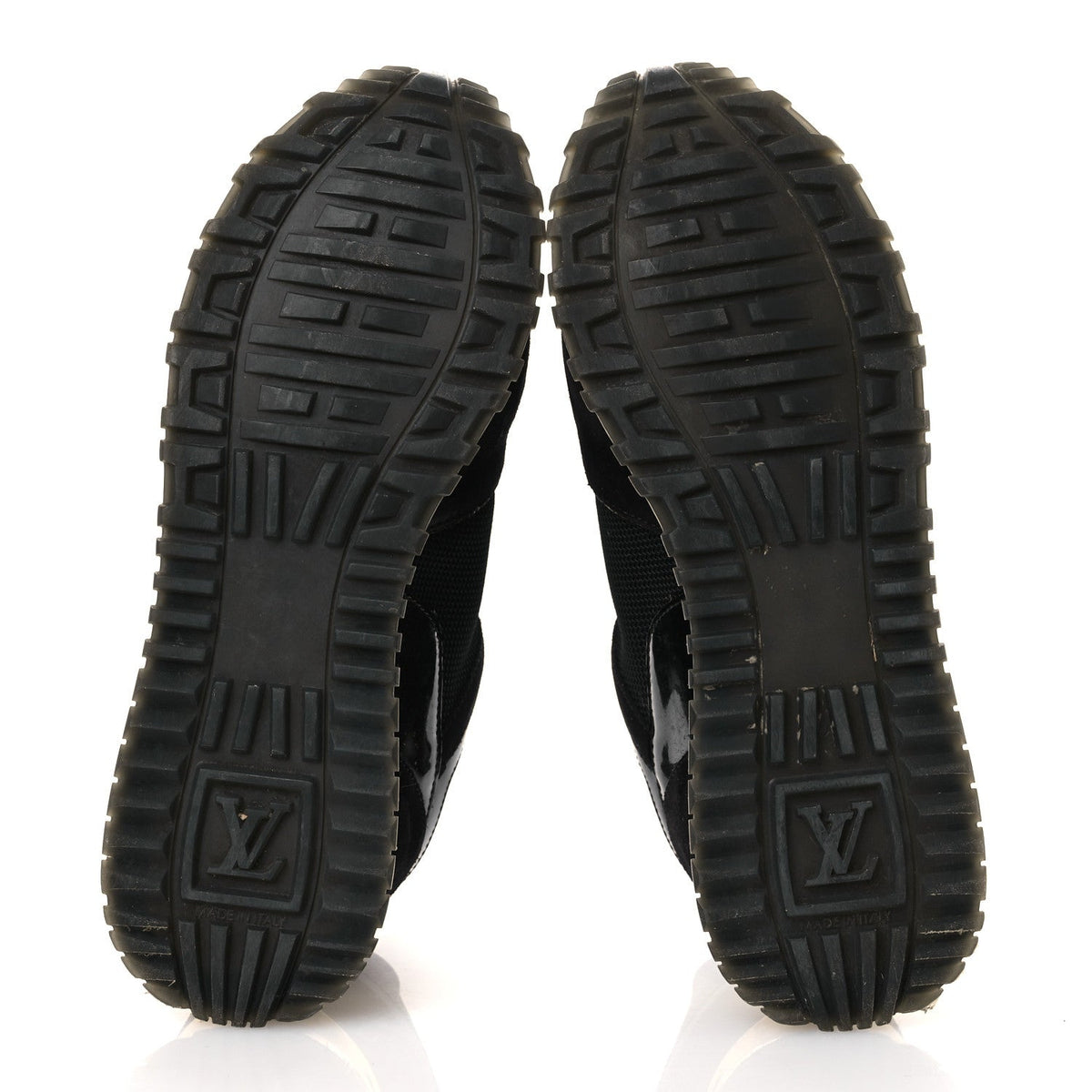Louis Vuitton Suede Women's Monogram Run Away Sneakers 36.5 Black