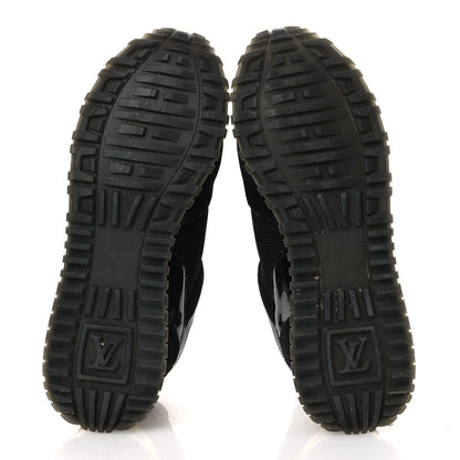 Louis Vuitton Suede Women's Monogram Run Away Sneakers 36.5 Black
