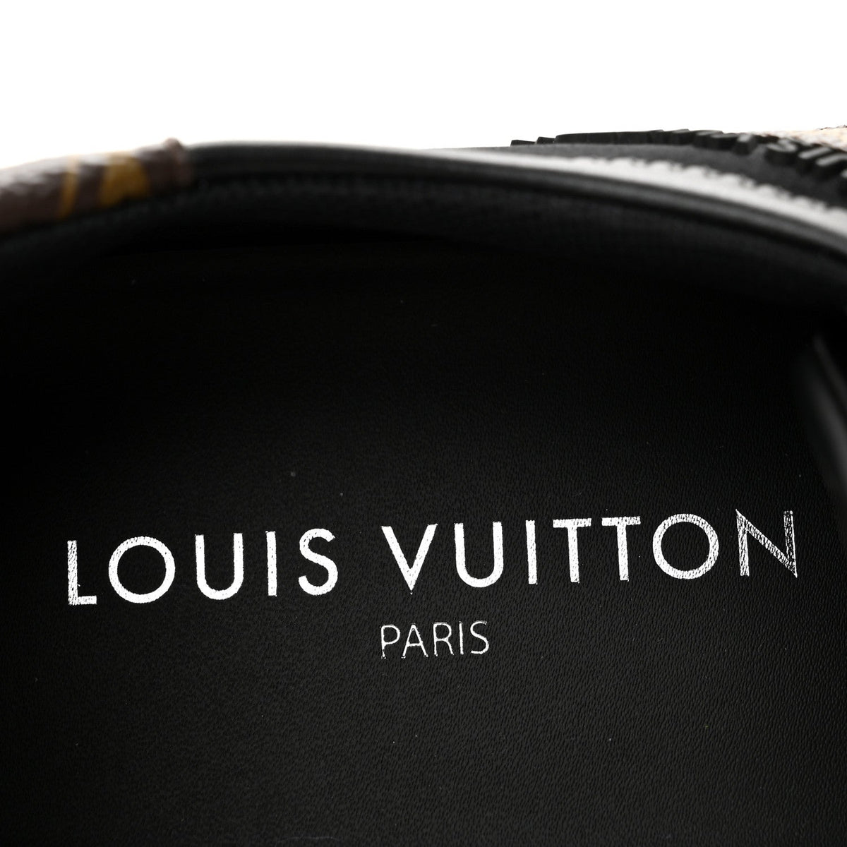 Louis Vuitton Monogram Calfskin Women's LV Sneakerina 41 Black