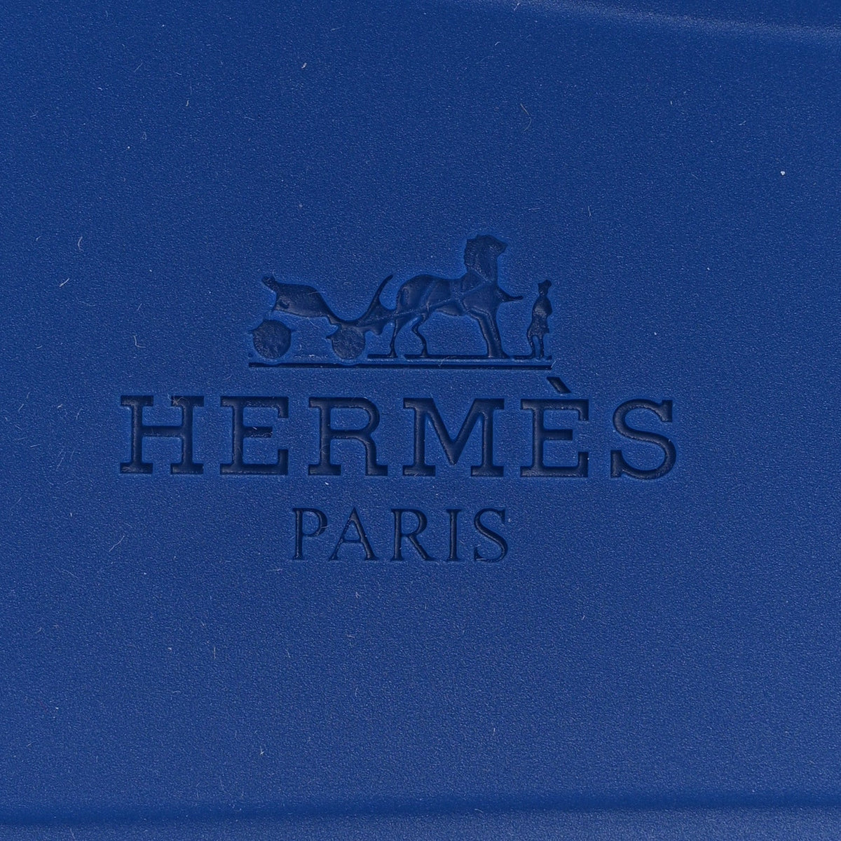 Hermes Rubber Women's Chaine d'Ancre Rivage Sandals 39 Bleu Smalt