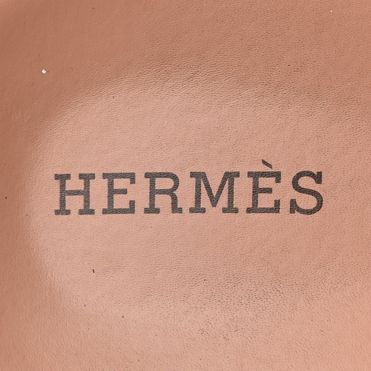 Hermes Suede Goatskin Women's Chypre Sandals 39 Rose Aube