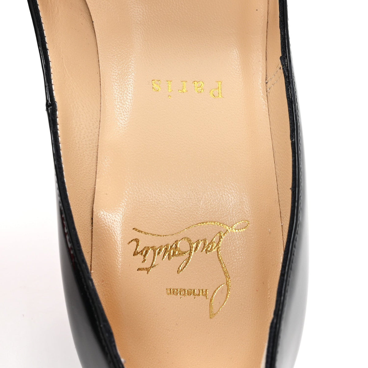 Christian Louboutin Patent Women's New Very Prive 120mm Pumps 35.5 Black