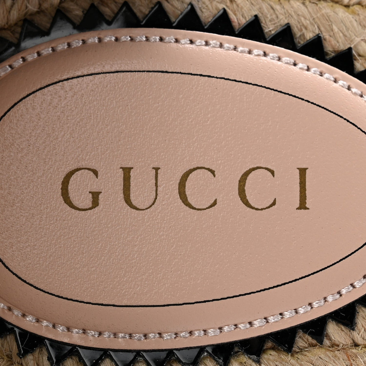 Gucci Denim GG Monogram Women's Pilar Espadrille Wedge Sandals 37 Light Blue