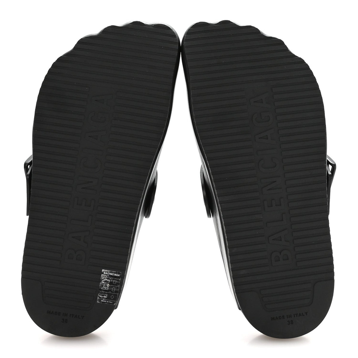 Balenciaga Matte Calfskin Sunday Women's Mules 38 Black