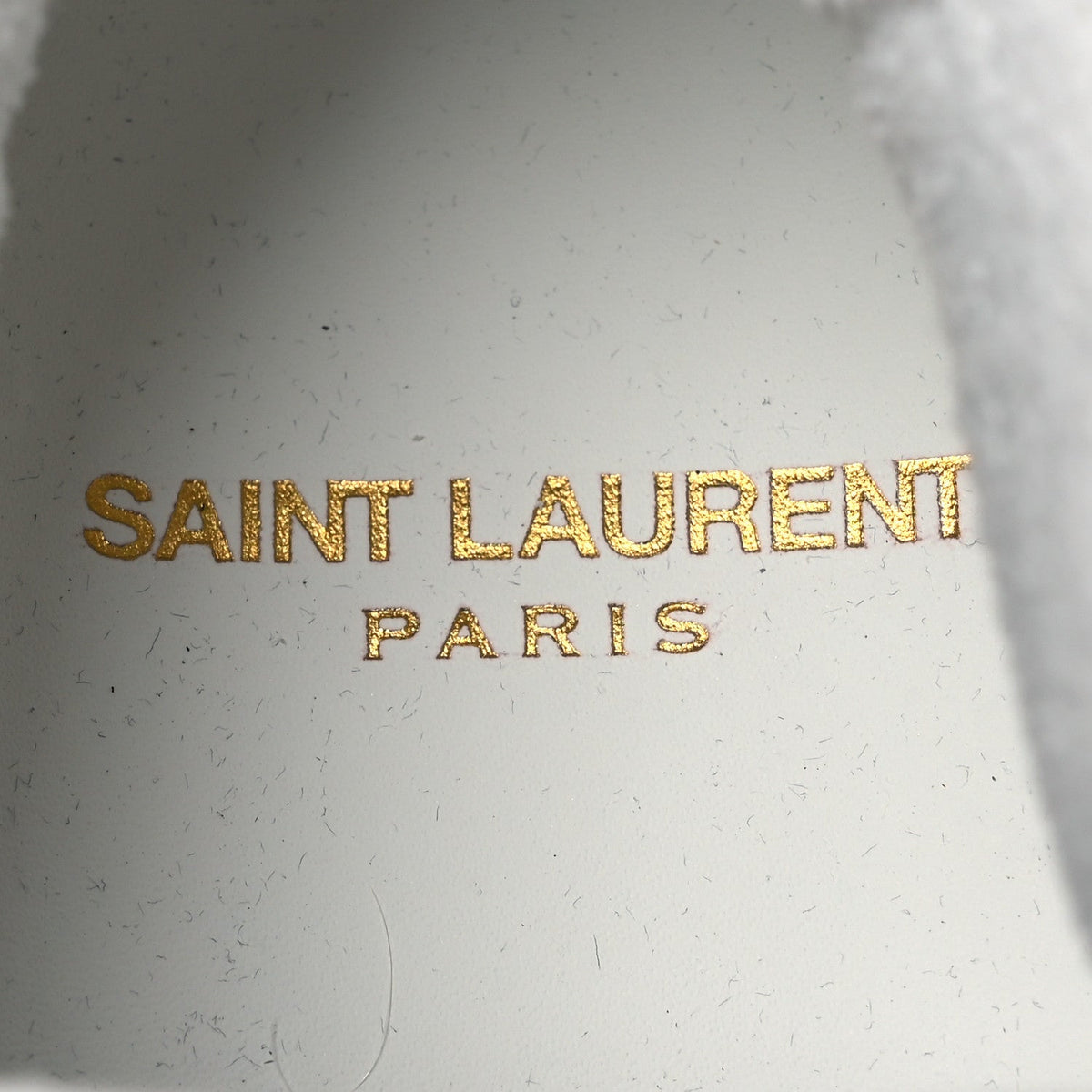 Saint Laurent Calfskin SL61 Low Top Sneakers 40 White