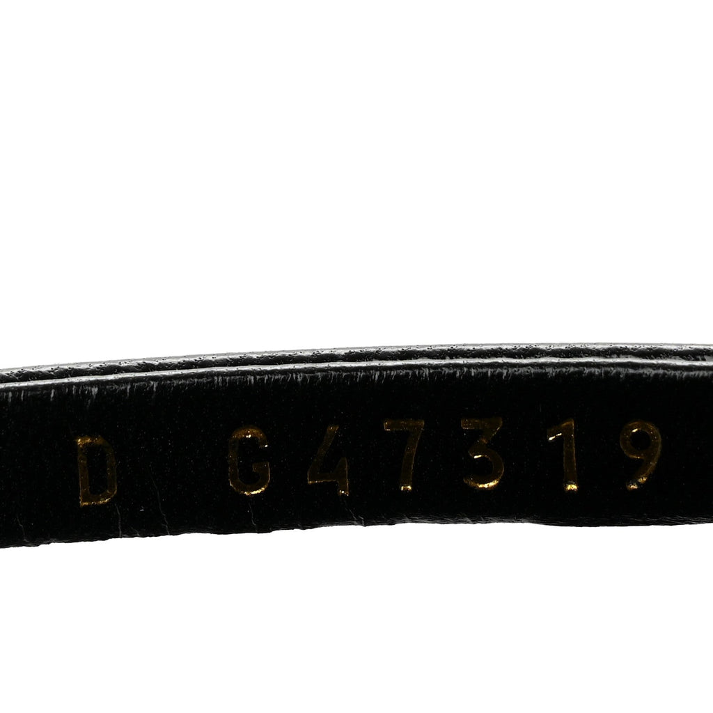 Chanel Goatskin CC Times Square Women's Thong Sandals