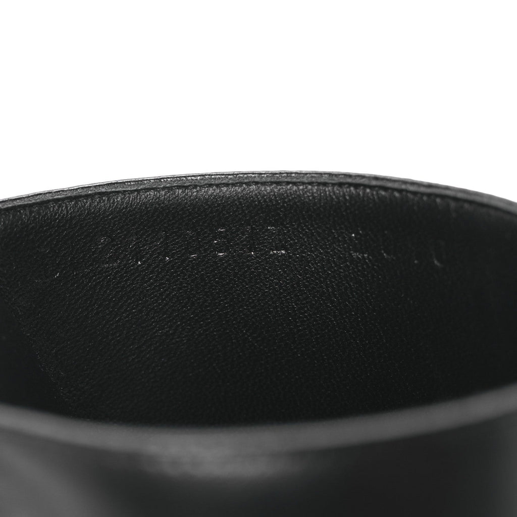 Hermès Nappa Women's Caia Slide Sandals 37.5 Black