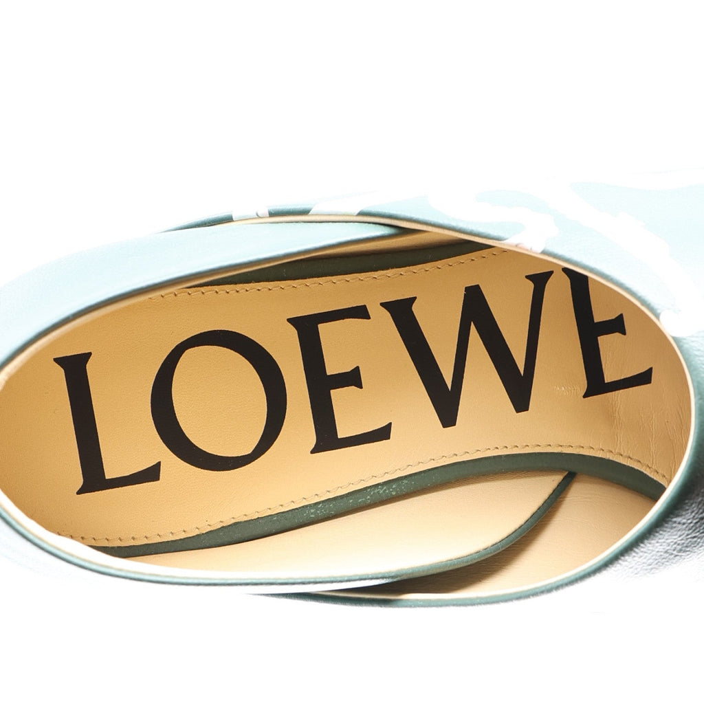 Loewe Shiny Calfskin Women's x Suna Fujita Octopus Loafers 36 Vetiver