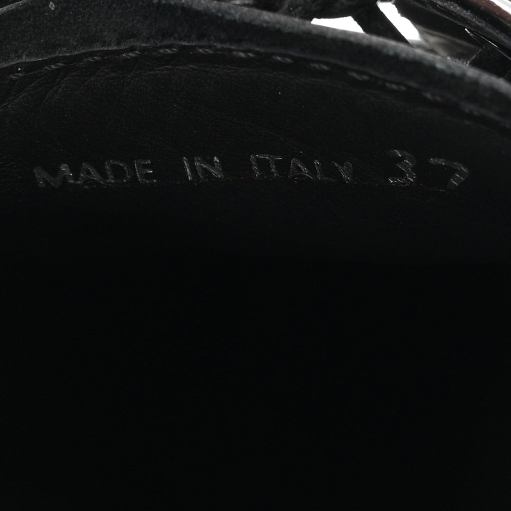 Prada Spazzolato Calfskin Women's Derby Platform Loafers 37 Black