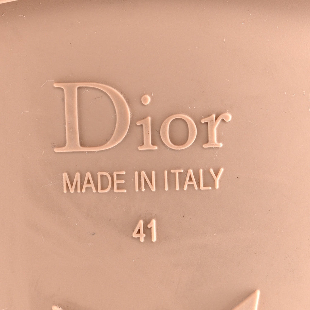 Christian Dior Canvas Women's Dior(e)volution Mule Sandals 41 Nude