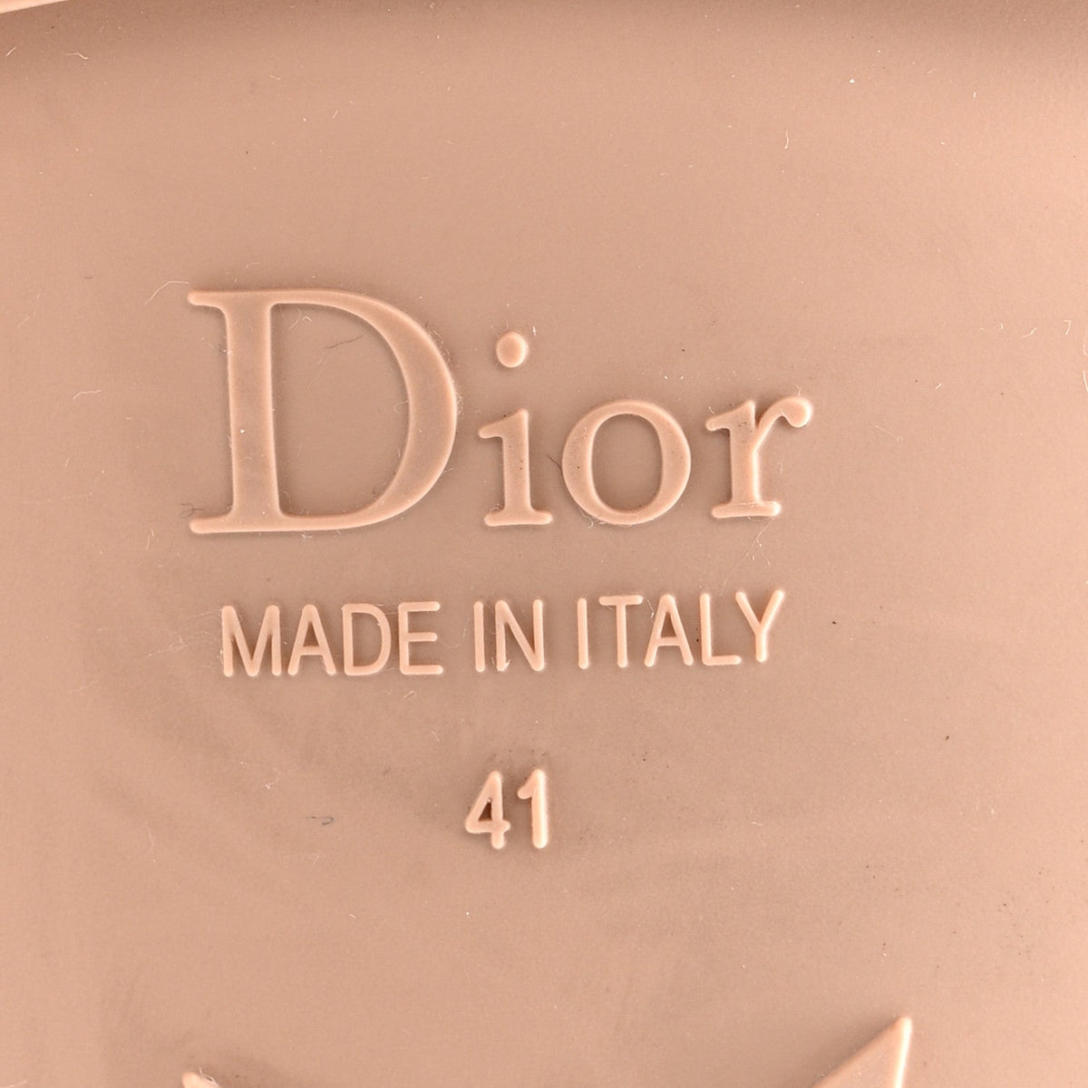 Christian Dior Canvas Women's Dior(e)volution Mule Sandals 41 Nude