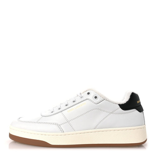 Saint Laurent Calfskin SL61 Low Top Sneakers 40 White