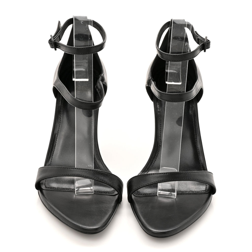 Balenciaga Calfskin Honey 90mm Women's Sandals 36 Black