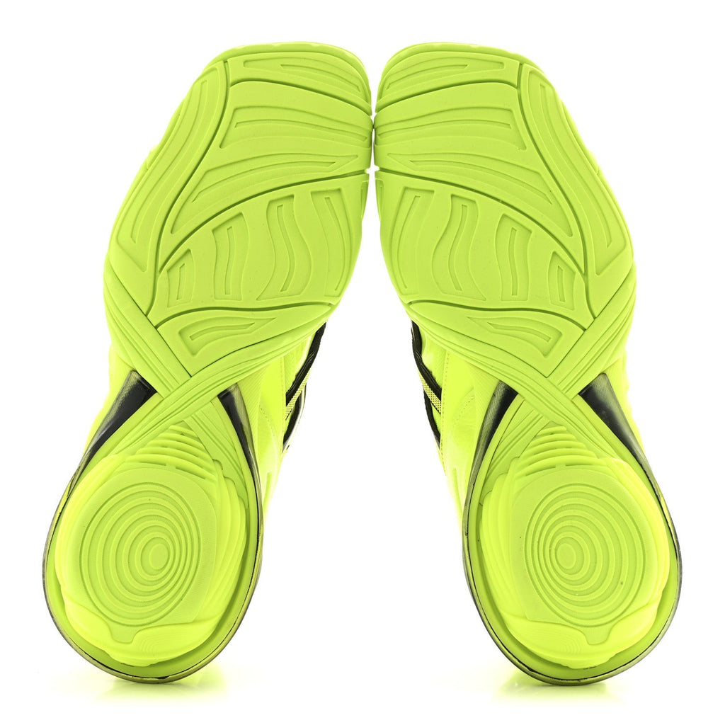 Balenciaga Mesh Rubber Women's Tyrex Sneakers 41 Fluo Yellow