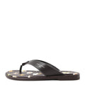 Louis Vuitton Supple Calfskin Men's LV Sunset Thong Sandals 8 Marron