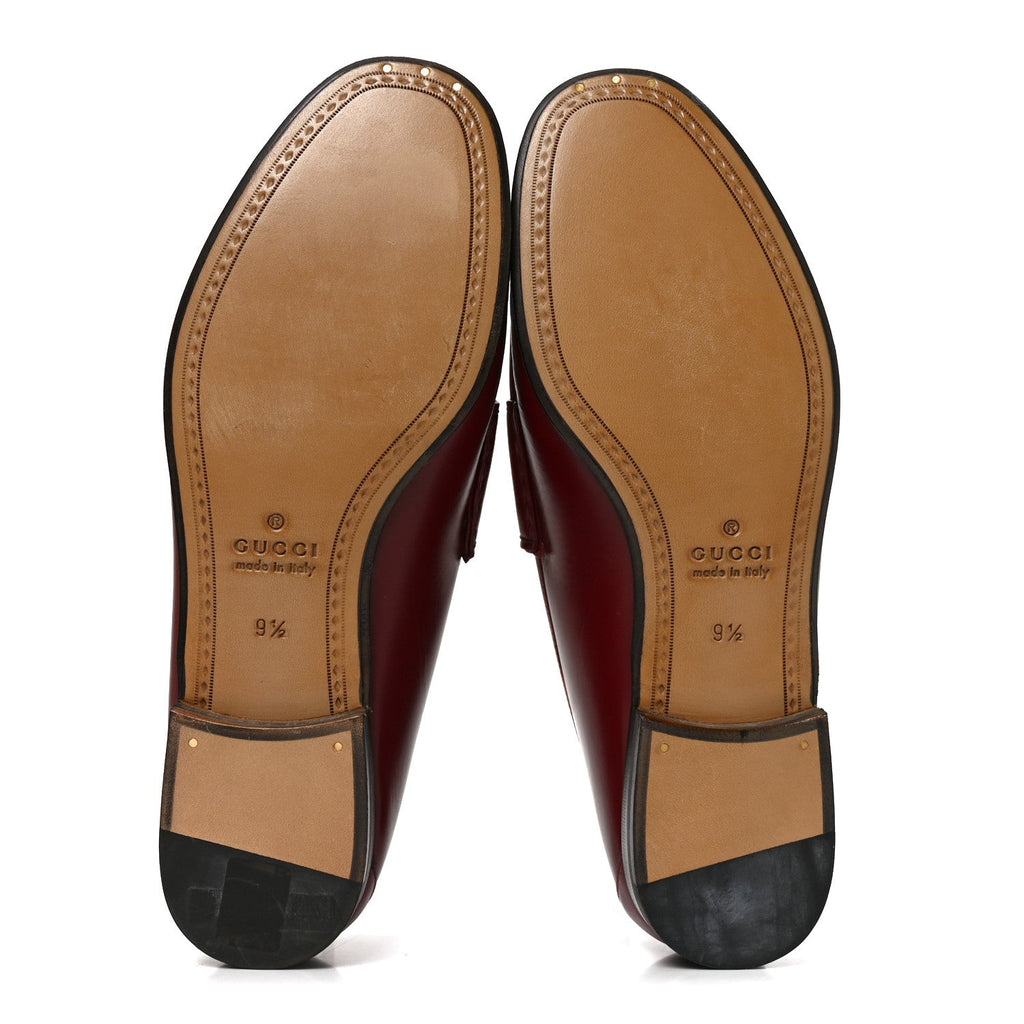 Gucci Betis Glamour Calfskin Men's 1953 Horsebit Loafers 9.5 Rosso Ancora
