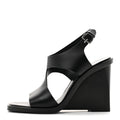Hermes Calfskin Women's Kalya 100 Sandals 39 Black