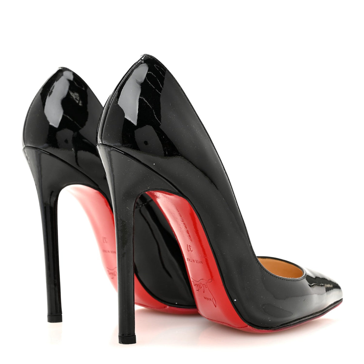 Christian Louboutin Patent So Kate 120 Women's Pumps Black