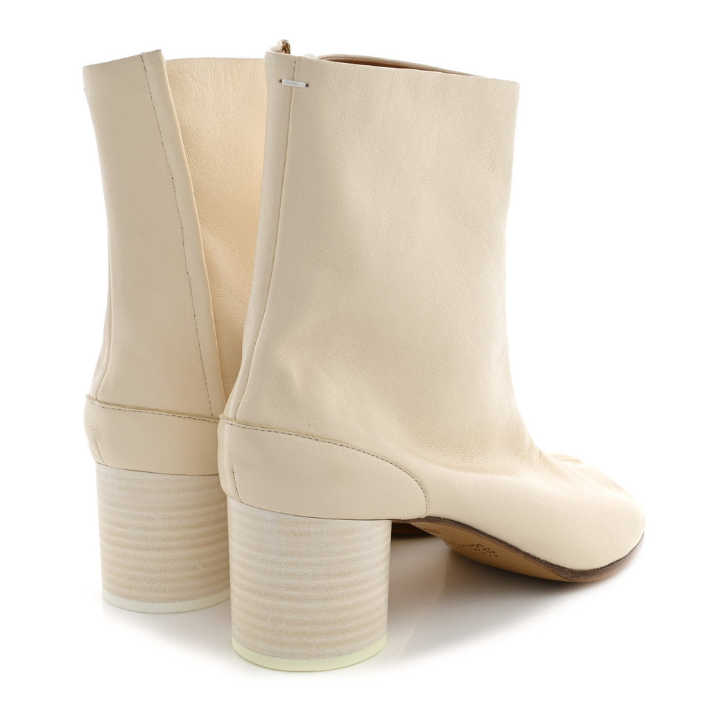 Maison Margiela Nappa Women's Tabi Ankle Boots 40 White