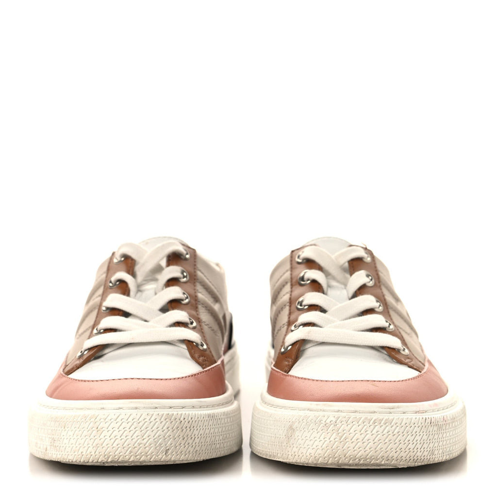 Hermès Calfskin Women's Deep Sneakers 36 Multicolor White Gold