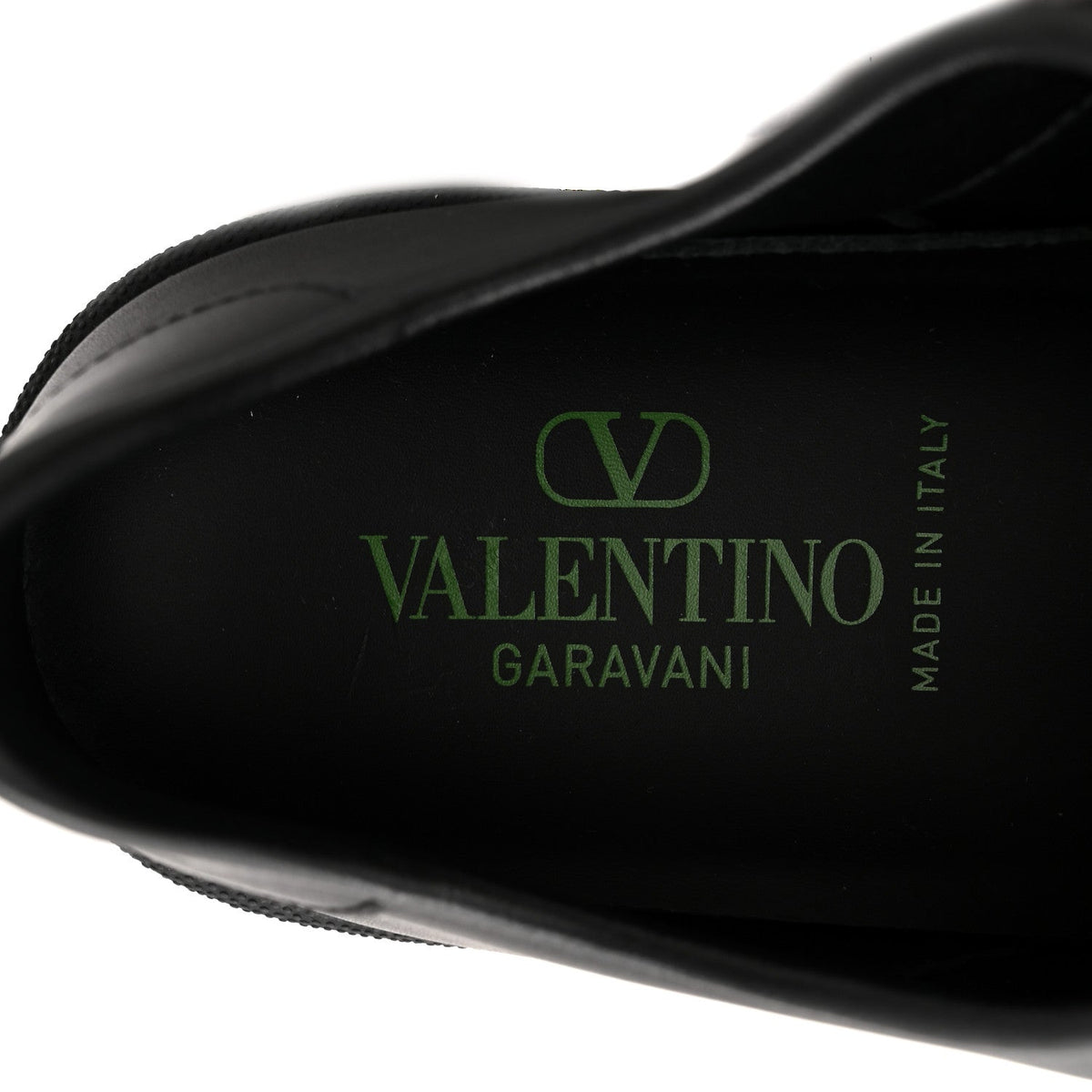 Valentino Garavani Calfskin Men's Royco Sneakers 40 Black