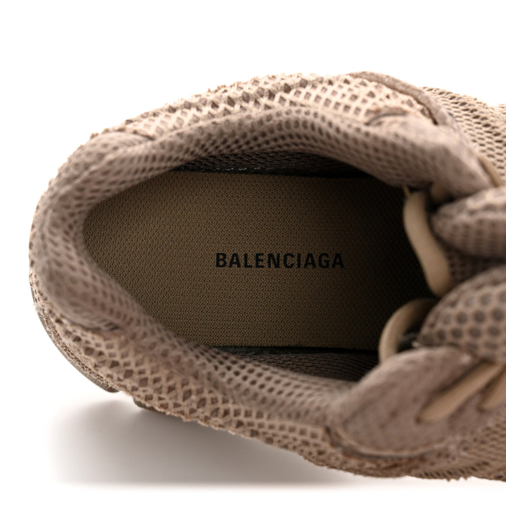 Balenciaga Fabric Mesh Women's Phantom Sneakers 37 Dark Beige