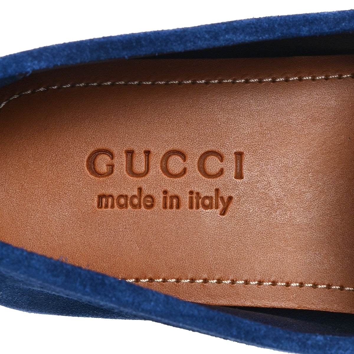 Gucci Suede Men's Horsebit Driver Loafers 7.5 Royale