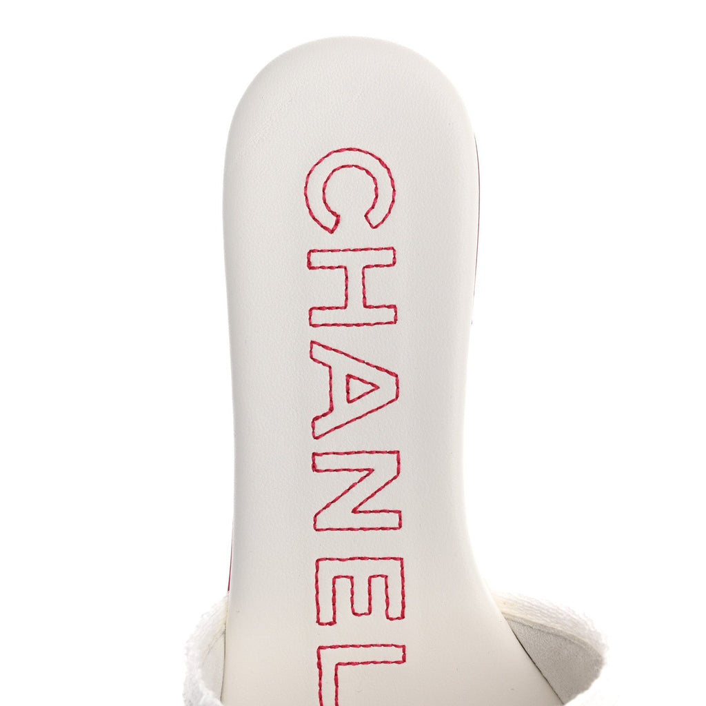 Chanel Jersey Knit CC Women's Mules