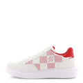 Louis Vuitton Damier Calfskin Men's Beverly Hills Sneakers 8 White Rouge
