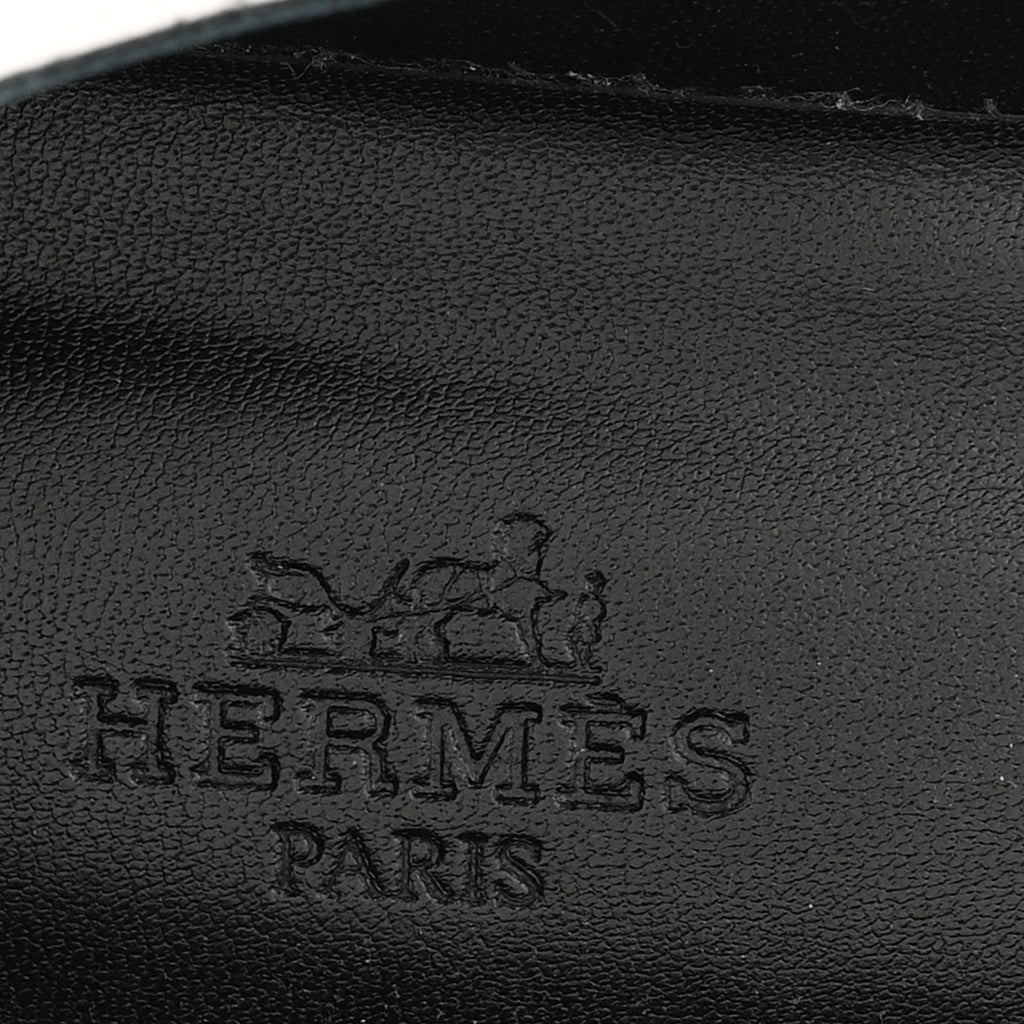 Hermes Calfskin Women's Kelly Ballet Flats 37.5 Gris Clair