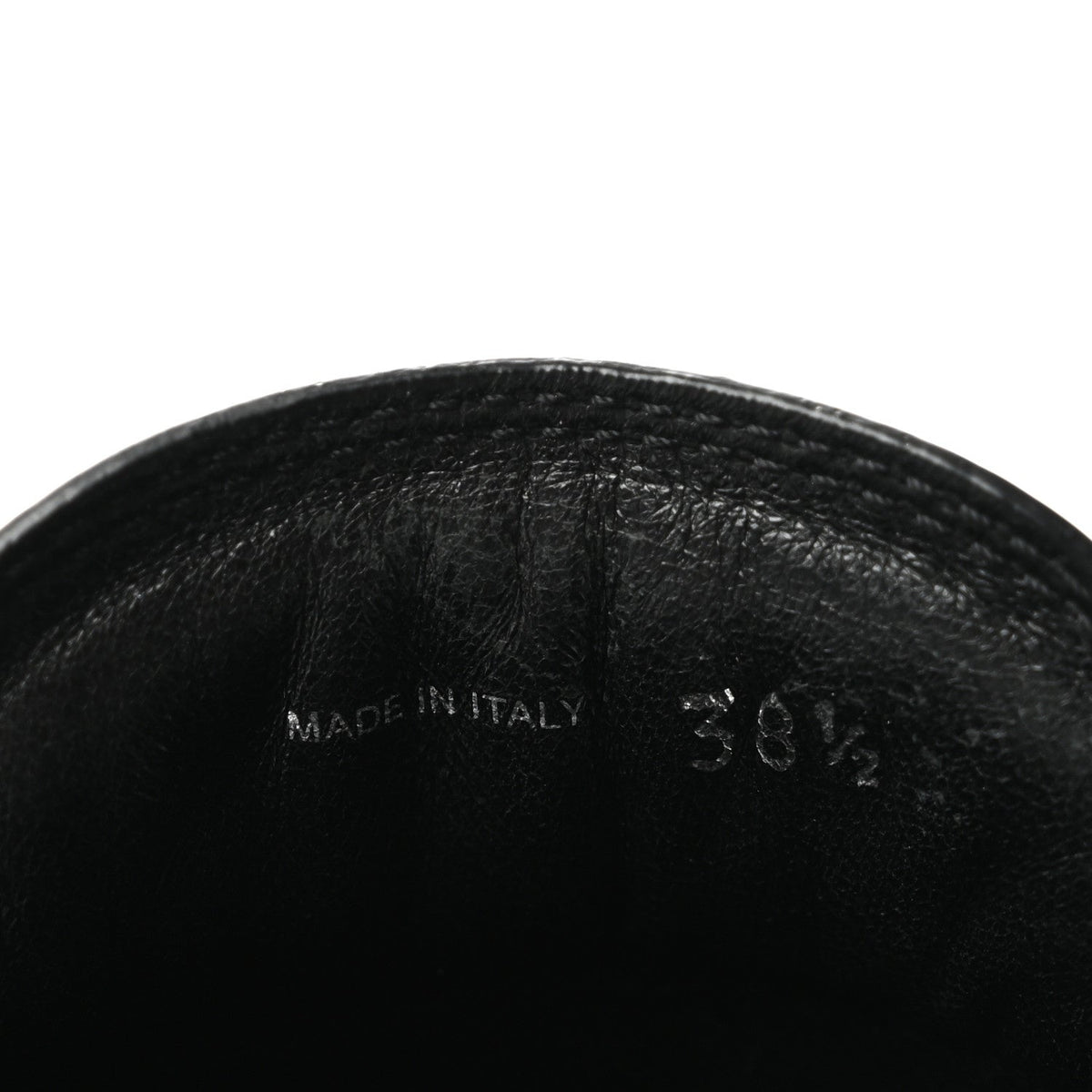 Prada Spazzolato Women's Triangle Logo Platform Loafer Mules 38.5 Black