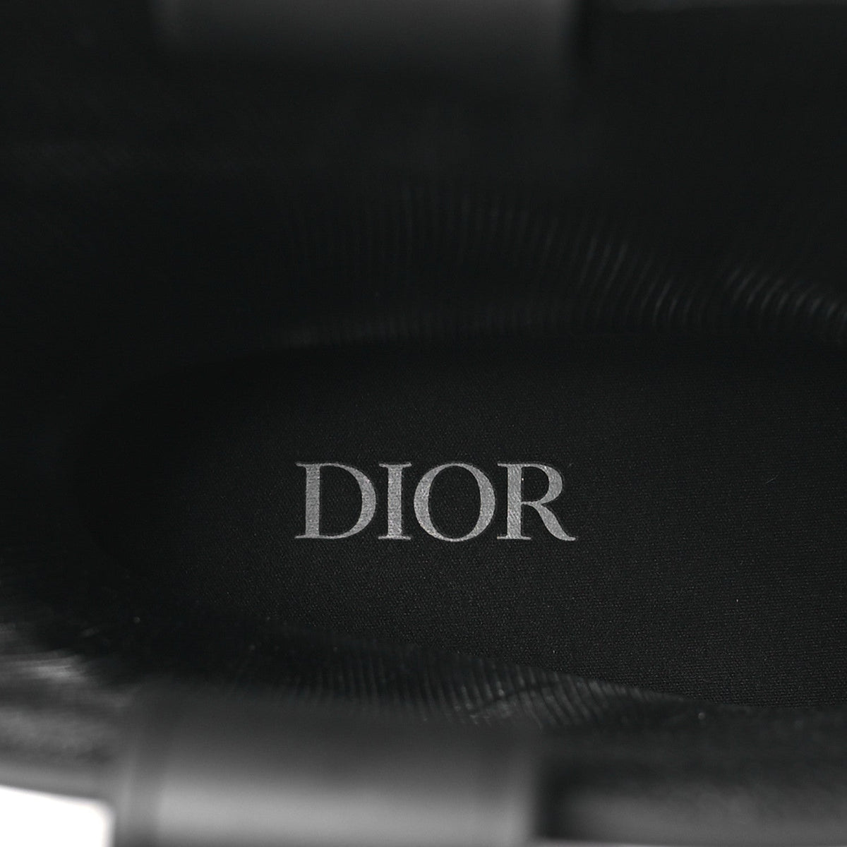 Christian Dior Rubber Men's Oblique Garden Rain Boots 43 Black