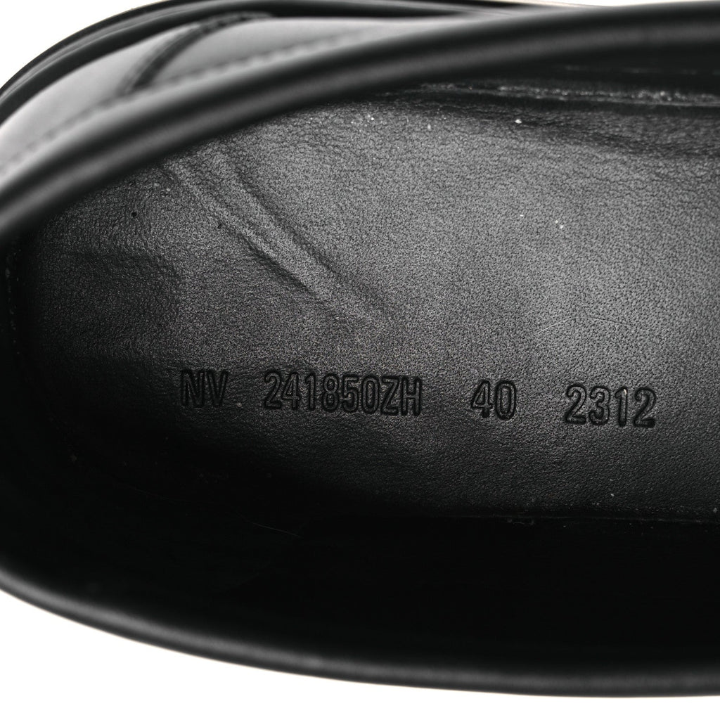 Hermès Calfskin Men's Game Slip-On Sneakers 40 Black