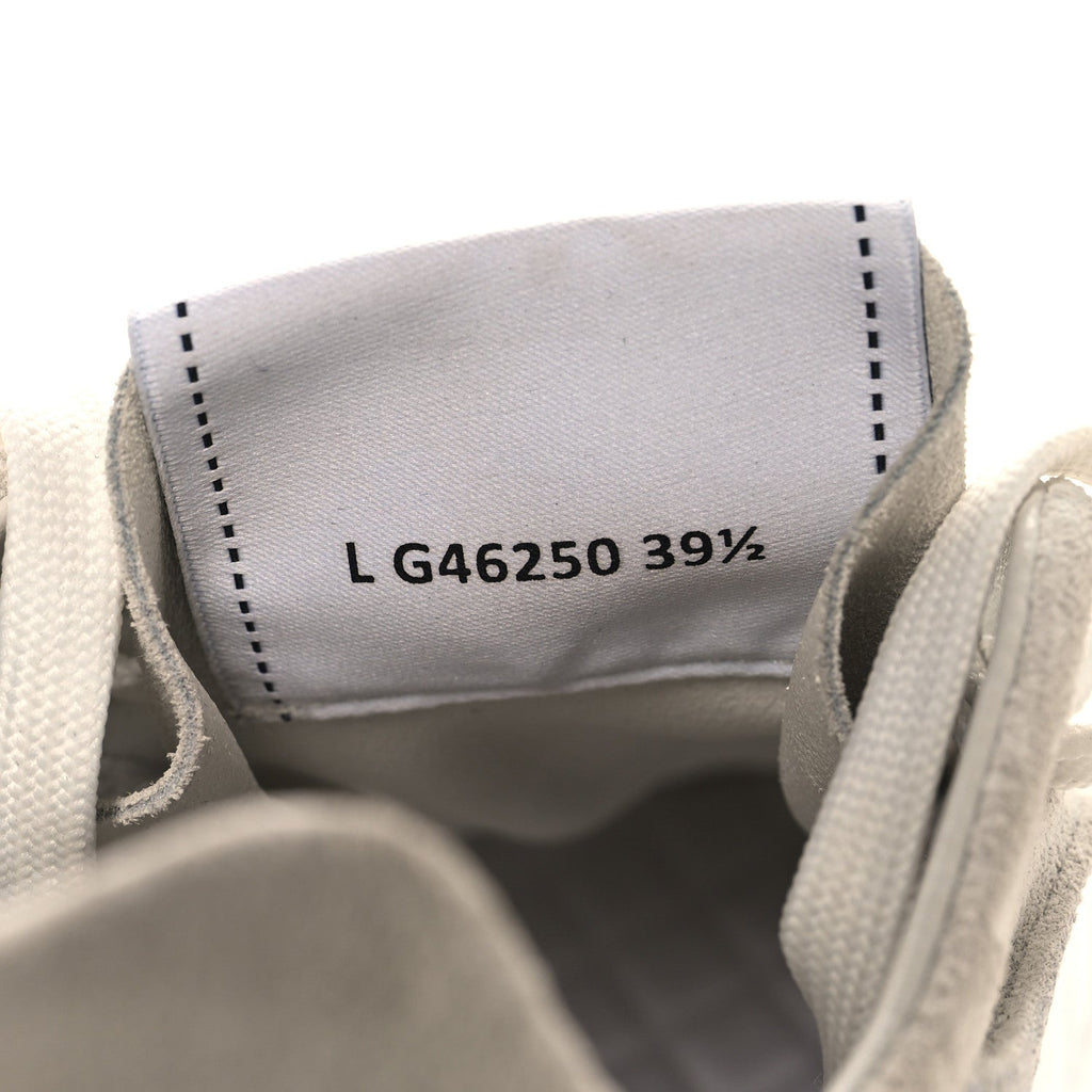 Chanel Laminated Calfskin Suede CC Women's Shoes