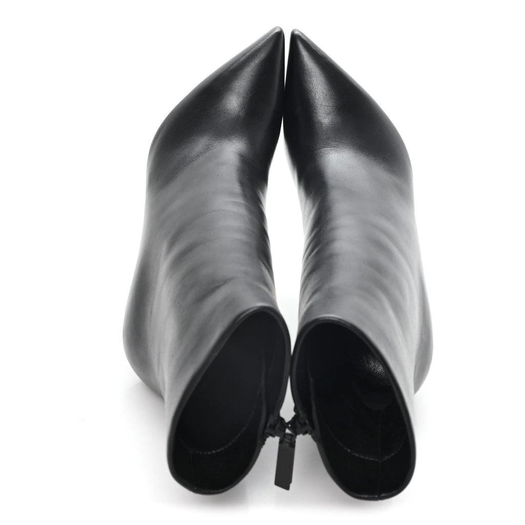 Saint Laurent Nappa Women's Vendome Opyum Ankle Boots 36 Black