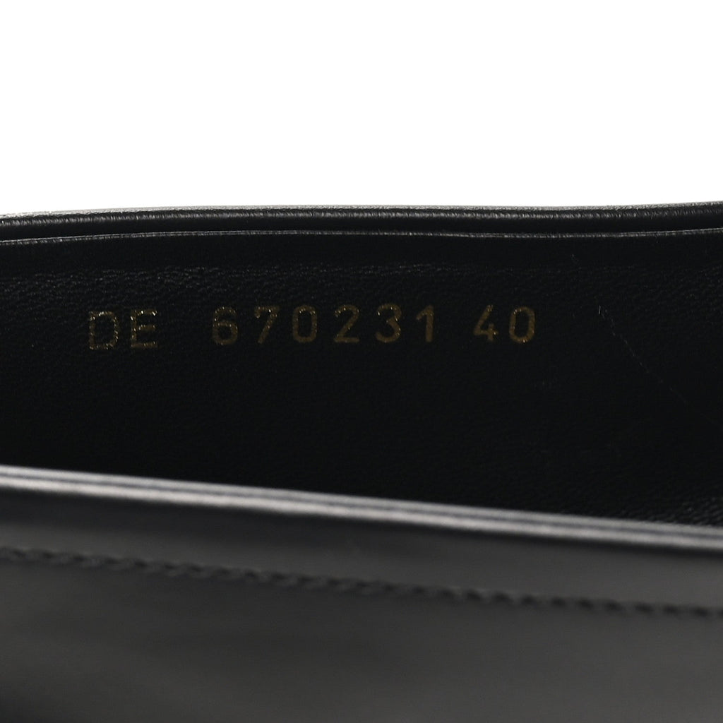 Saint Laurent Calfskin Men's Le Loafer 15 Moccasins 40 Black