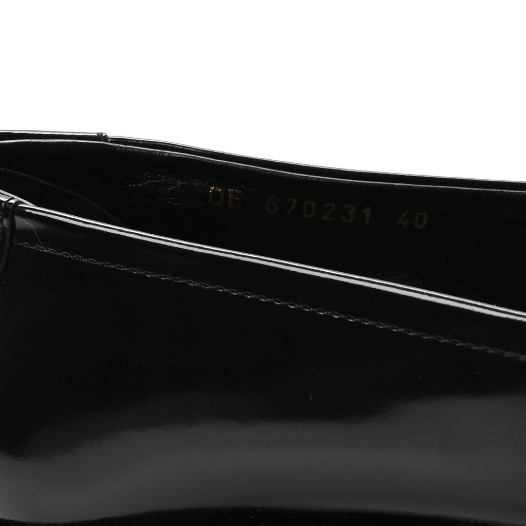 Saint Laurent Lux Calfskin Men's Le Loafer 15 Moccasins 40 Black