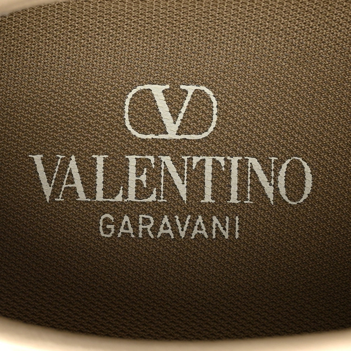 Valentino Garavani Canvas Iconographe VLogo Sneakers 41 Beige