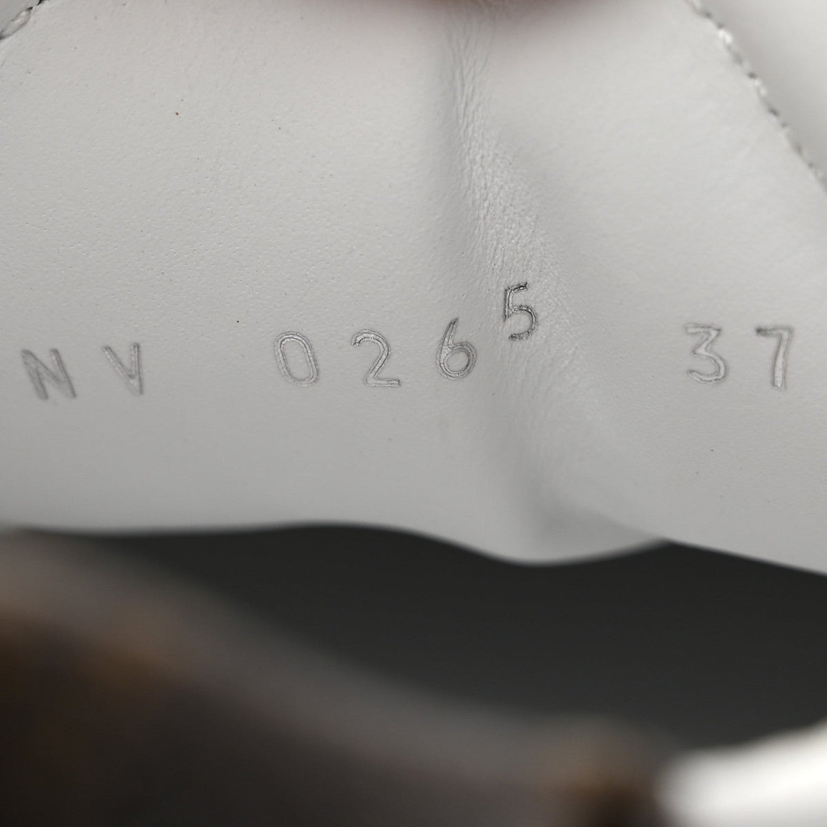 Louis Vuitton Monogram Calfskin Women's LV Sneakerina 37 White