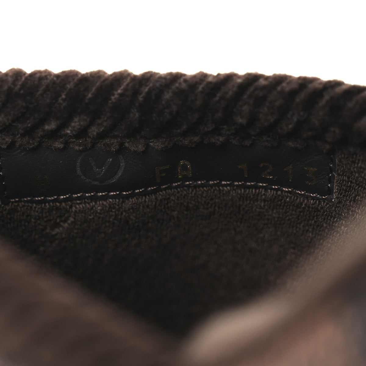 Louis Vuitton Damier Ebene Men's Palace Slippers 8 Mocha