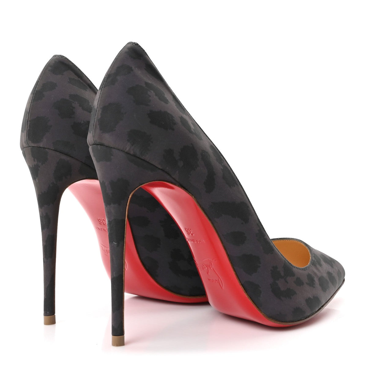 Christian Louboutin Nylon Women's Pigalle Follies 100 Pumps 36 Multi