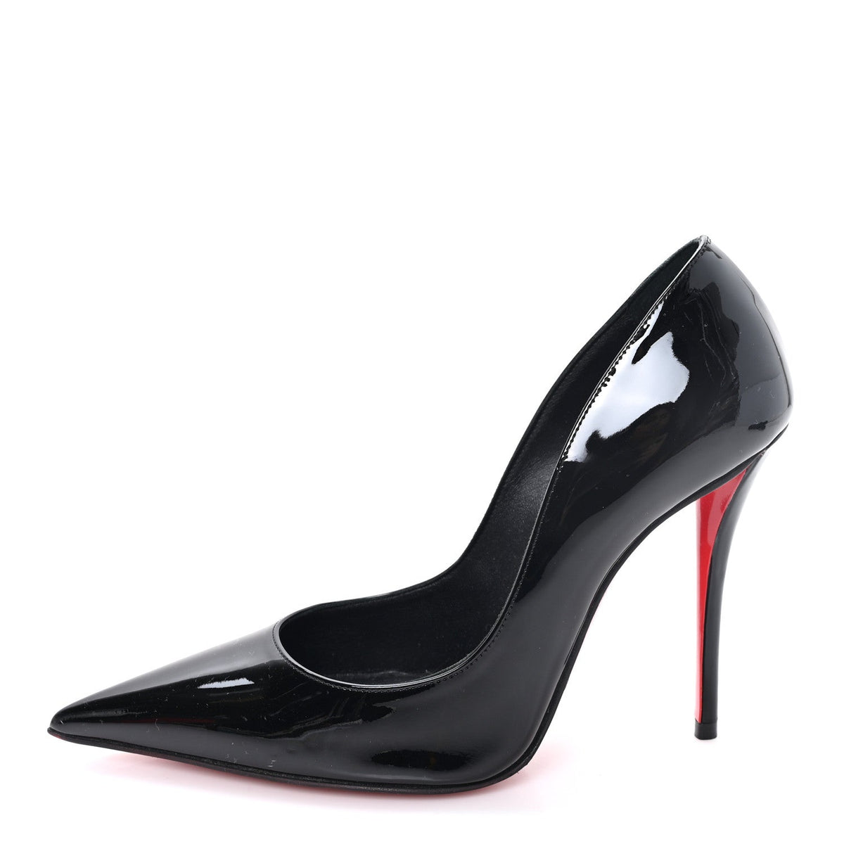 Christian Louboutin Patent Women's Miss Z 100 Pumps 36 Black