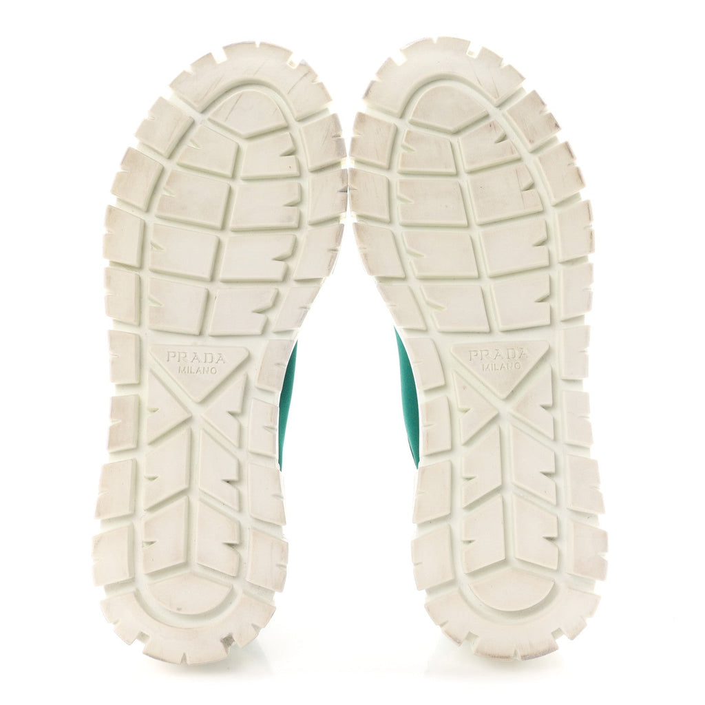 Prada Re-Nylon Gabardine Triangle Logo Double Wheel 50mm Women's Sneakers Assenzio