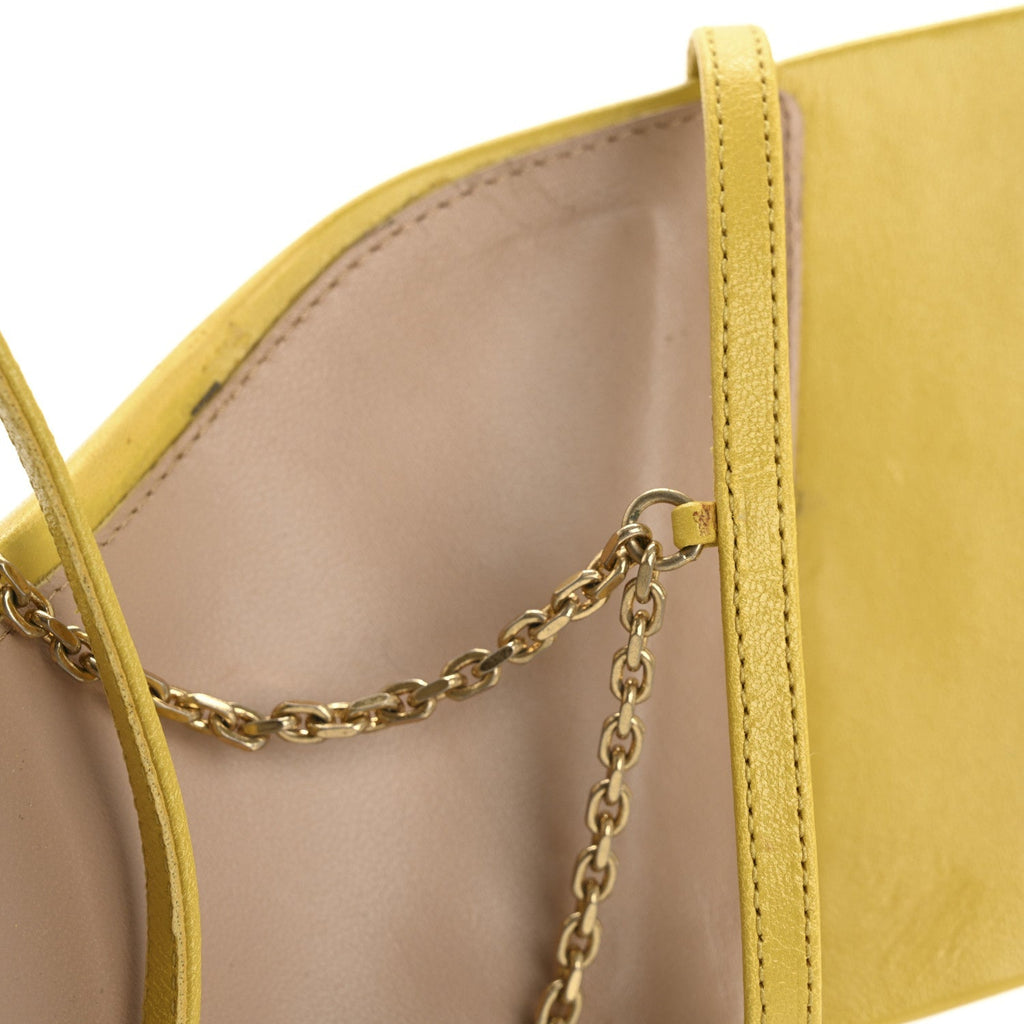 Bottega Veneta Lambskin Stretch Chain Strap 90mm Women's Sandals 41 Buttercup
