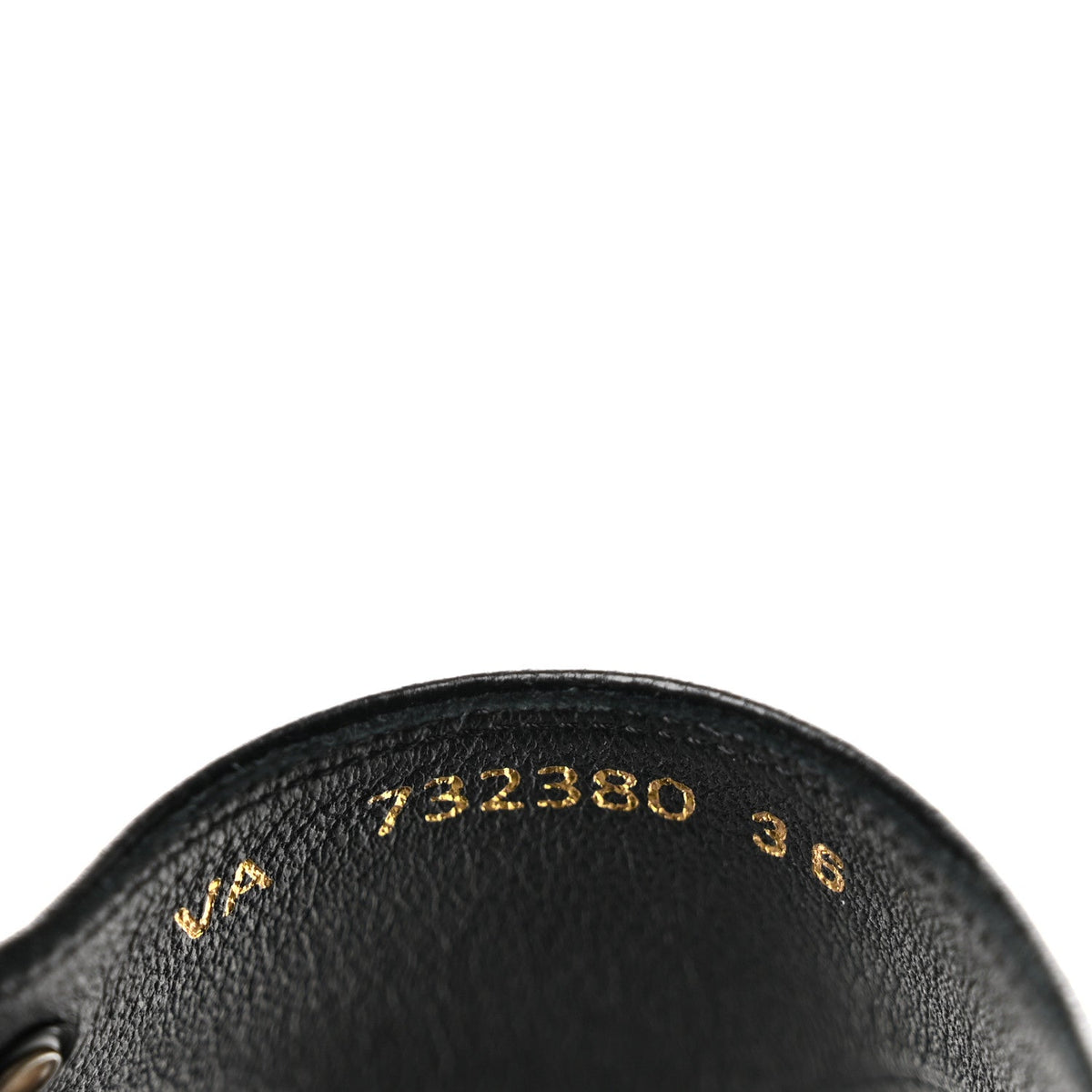 Saint Laurent Calfskin Women's Incrociato Denver Monogram Sandals 36 Black